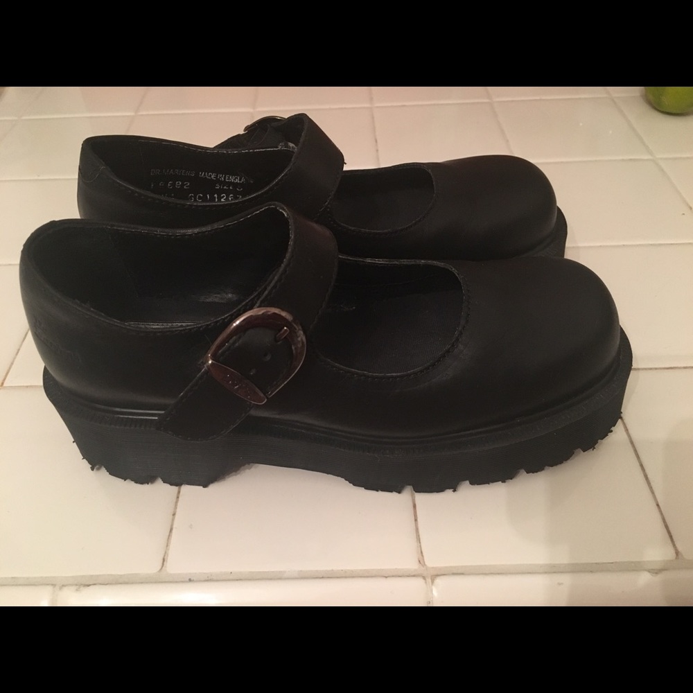 Dr. Martens Platform Mary Janes
